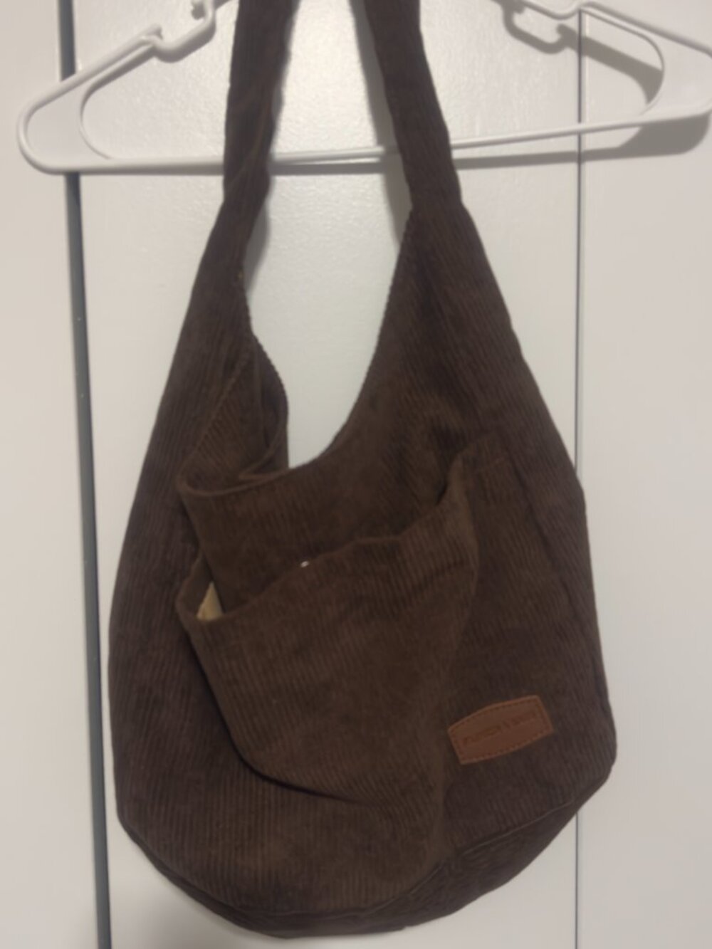 Women's velvet tote bag, hobo bag, velvet crossbody bag